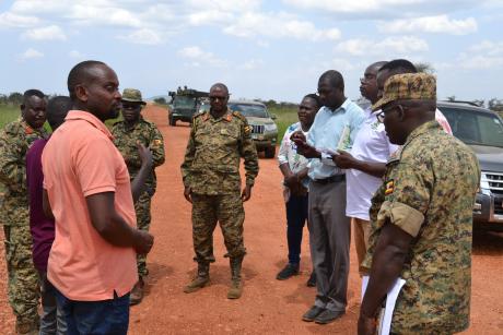 Stakeholders Assess Construction Of  Security Roads in Karamoja Sub-region. 